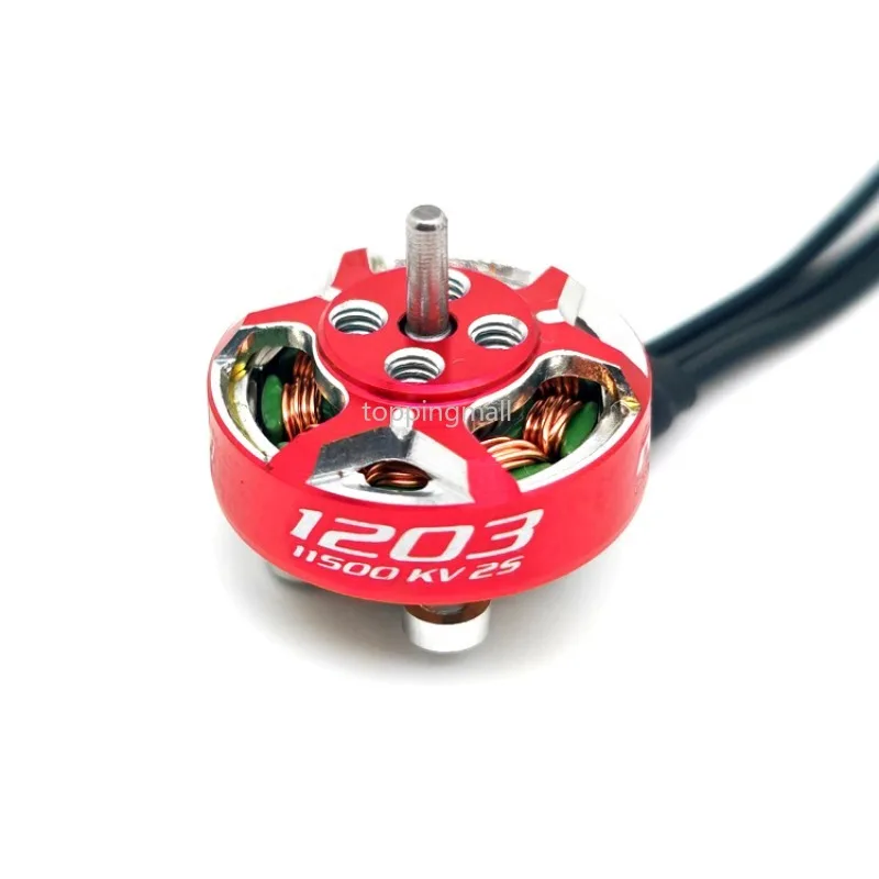 Moteur sans balais Rcinpower GTS V3 1203 11500KV 2S 8000KV 6000KV, pour hélice 2 ~ 3 pouces RC FPV, importateur de course quadrirotor, DIY, 4 pièces