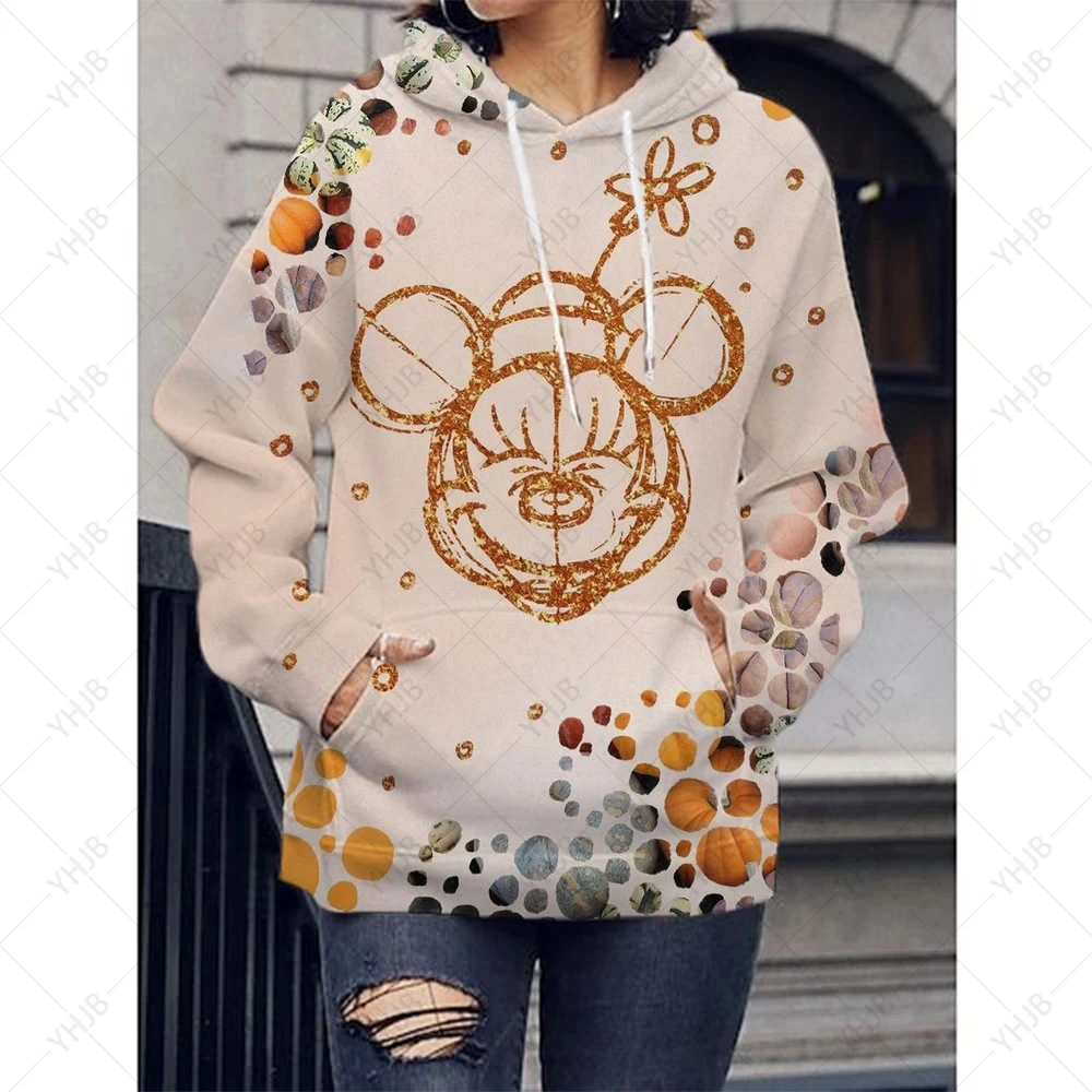 Disney-Mickey Mouse for Women, Female Anime, Harajuku, Outdoors, Anime, Clothes