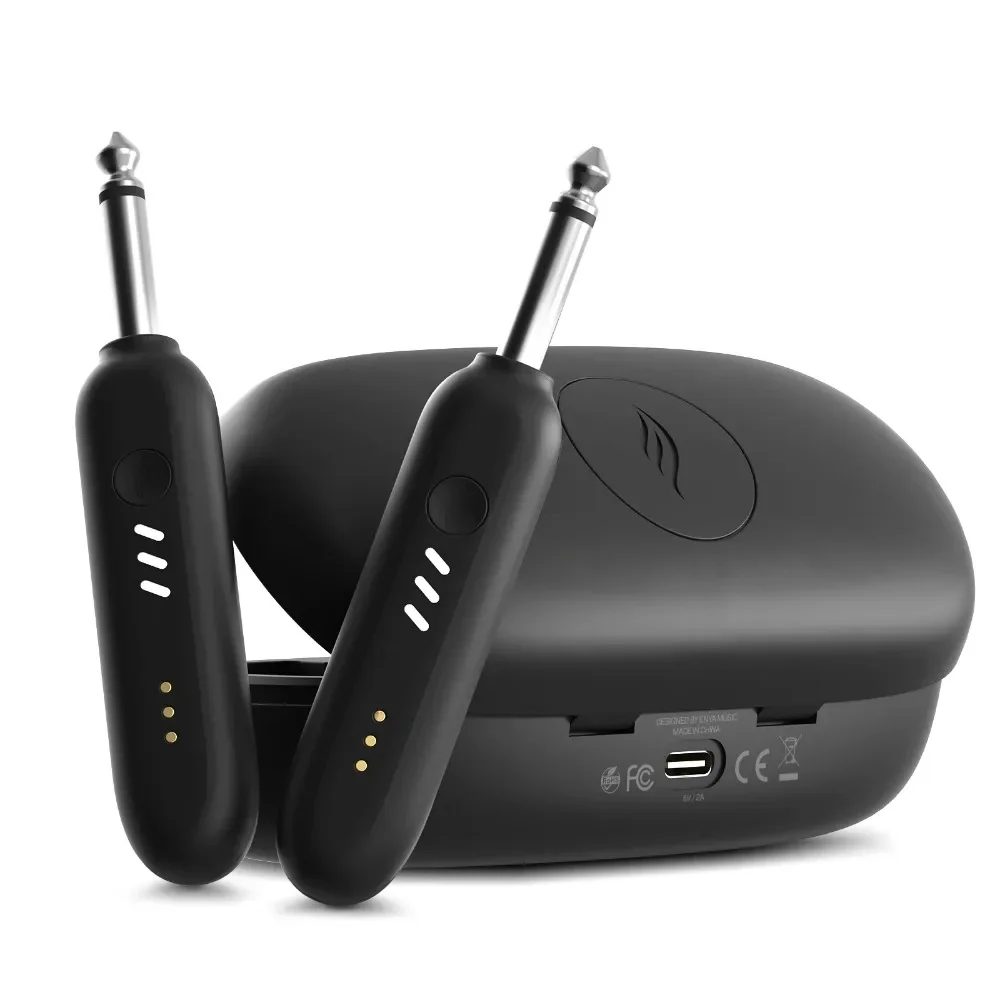 

Enya WB1 Wireless Guitar System, UHF 3.0 Audio Wireless Guitar Transmitter and Receiver for Electric Instrument for Guitar Bass