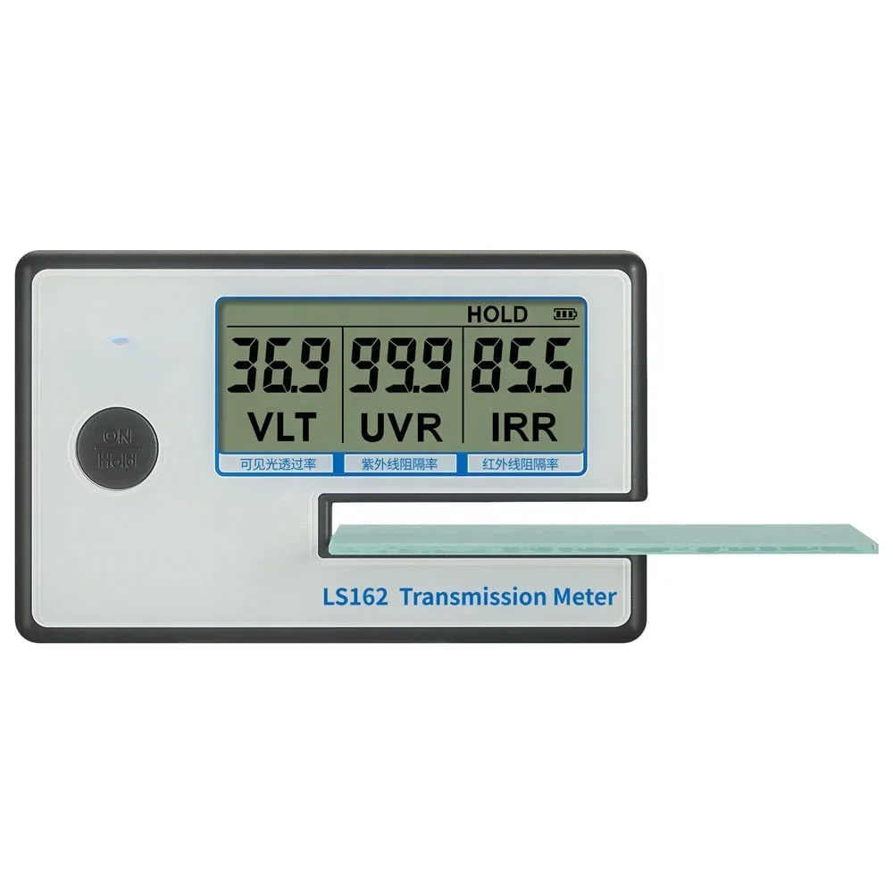 Portable Window Tint Transmission Meter Linshang LS162 Measure IR Rejection UV Blocking Rate Visible Light Transmittance