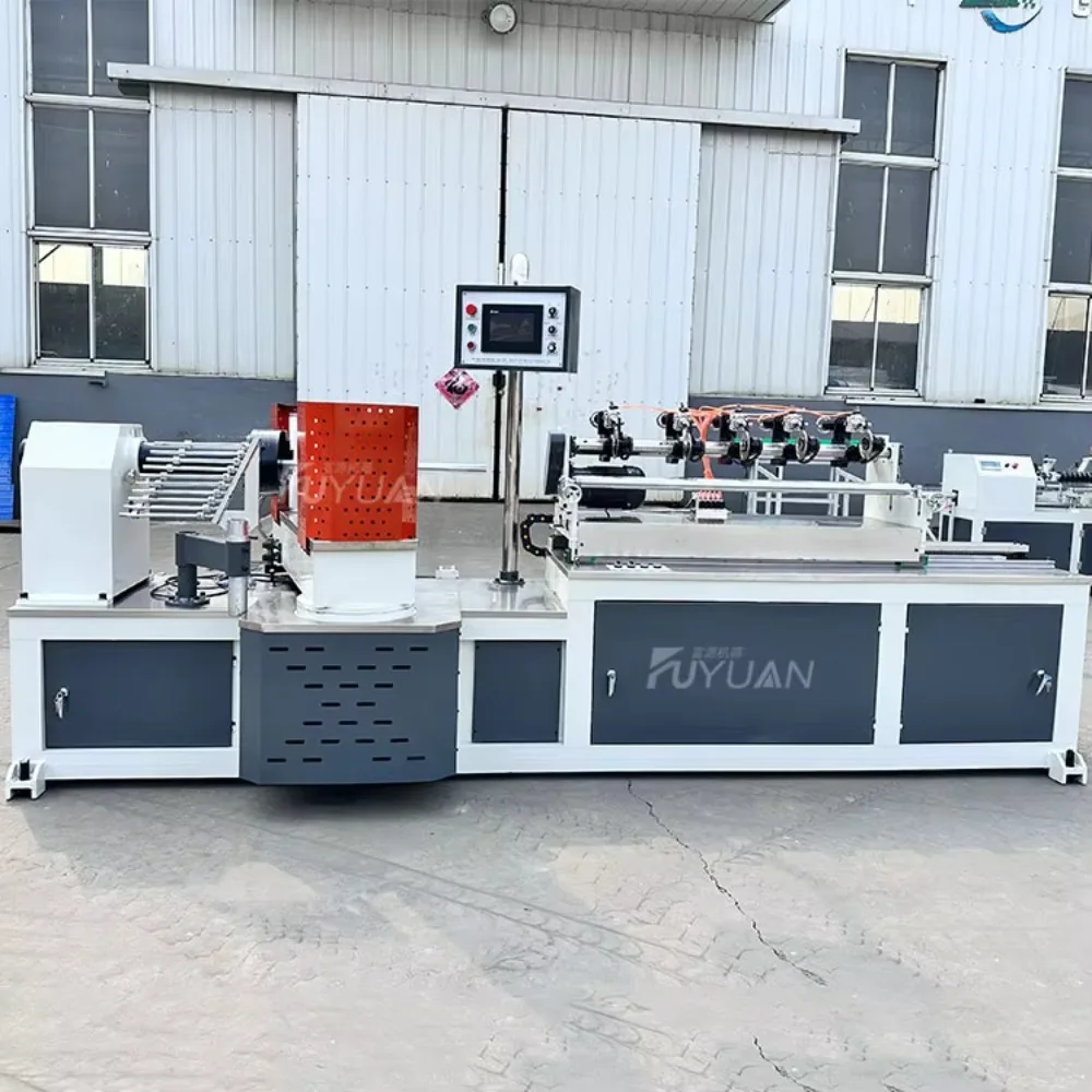 Small Automatic Cardboard Tube Cutting Machine Spiral Paper Core Tube Making Machine for Sale