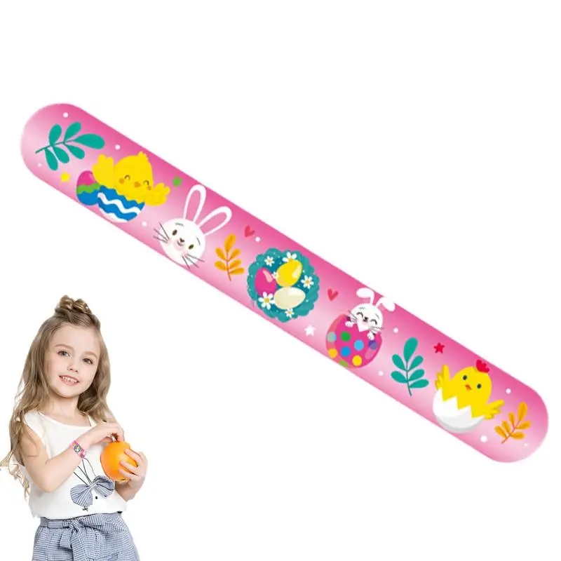 1 Buah Gelang Jepret Kelinci Telur Hadiah Pesta Gelang Tamparan Tema Selamat Paskah Hadiah Pesta Liburan Perlengkapan Pesta Ulang Tahun Anak