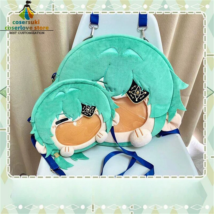 Honkai Star Rail Anaxa Ita Bag Anime Backpack Cute Casual School Bag Plush Bag Fashion Shoulder Bag for Students Daily Outdoor