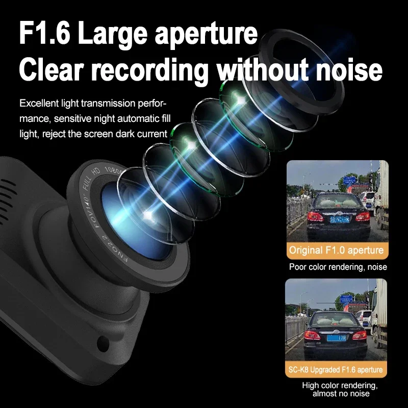 

Car Dvr Hidden Wifi Driving Recorder High-Definition Night Vision 140 Wide-Angle Mobile Wifi Interconnected 24hour Monitoring