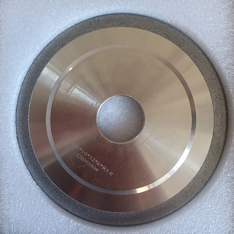 CBN-Schleifscheibe 100mm 125mm 150mm R0.75 R1.0 R1.5 R2.0 R2.5 R3.0 HSS-Gewindebohrer Schlitzschleifscheibe Schleifwerkzeugscheibe – Detail 5