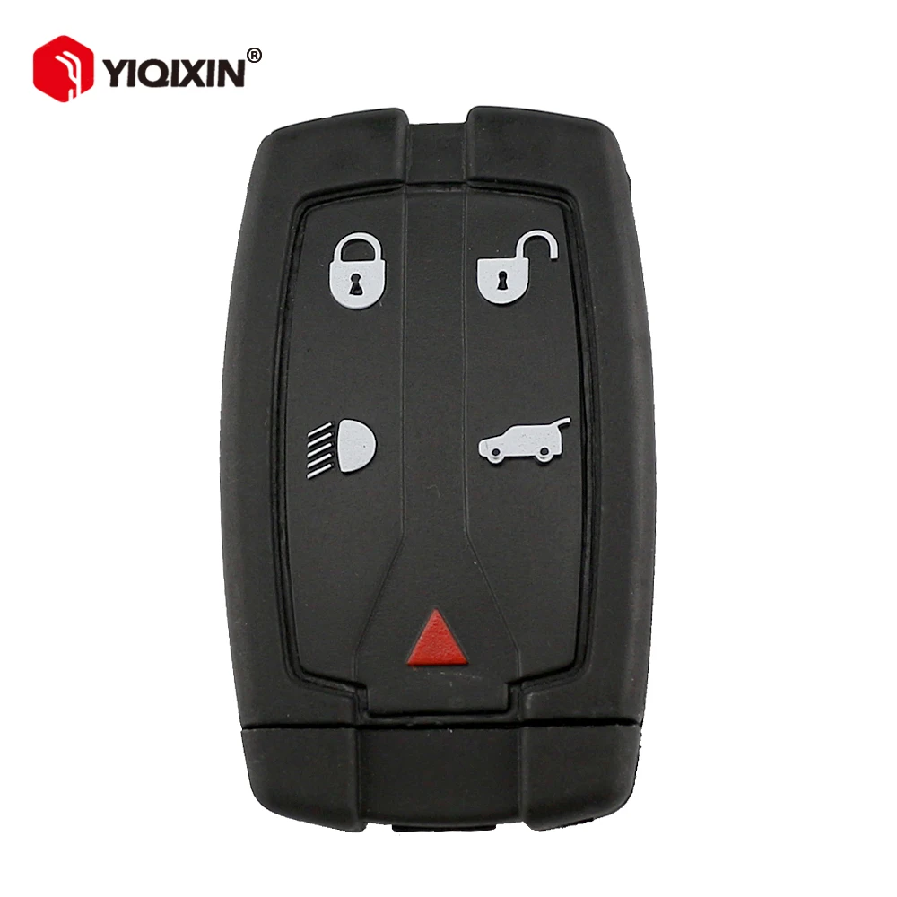 

For Land Rover Freelander 2 3 Discovery 4 Sport Evoque 2006-2012 Smart Remote Car Key Shell Fob Case 5 Button Uncut Blade