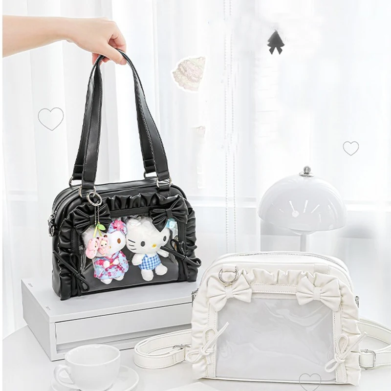 

1PC Cake Lace Pain Bag High Beauty Large Capacity Baby Bag Cute Girl Single Shoulder Pain Bag Storage Bag