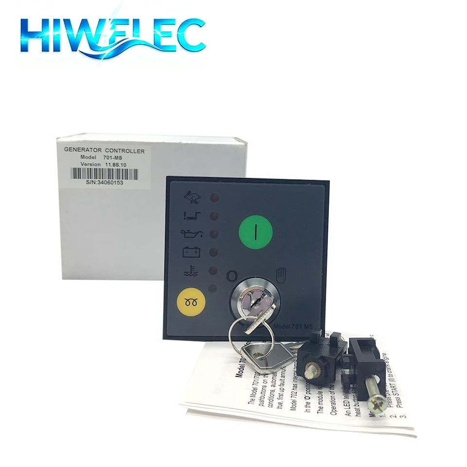 Auto Start Diesel Genset Control Pannel HWDS701MS 701MS Generator Controller HWDS701AS 701K-AS Engine Protection Module