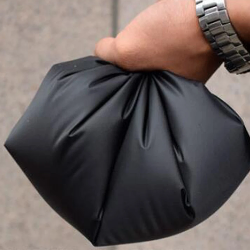 

Waterproof Backpack Foldable Anti Theft Portable Cover Dust Proof Outdoor Travel Hiking Shoulder Bag Raincoat Black