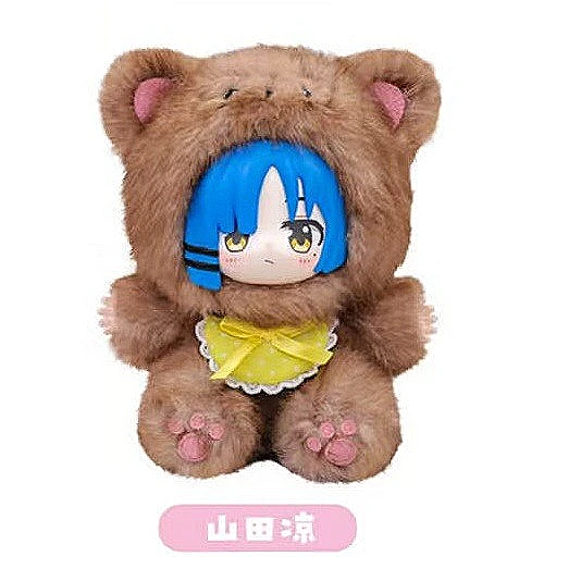 EAKI Bocchi a Rocha! Boneca de pelúcia da série de festa sentada para animais de estimação fofos |   Decoração de mesa com chaveiro de bolsa oficial licenciada