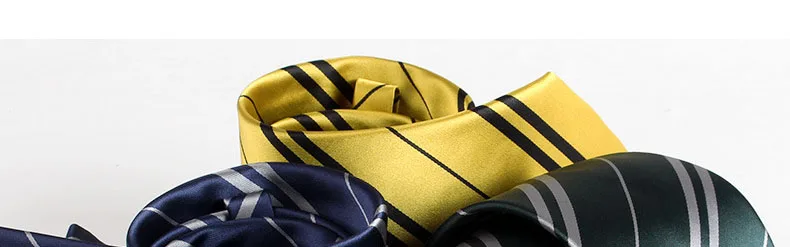 4colors Tie Magic School Business Narrow Striped Tie Halloween Cosplay Necktie Access Themed Party Costume Props 145cm Boy Girl