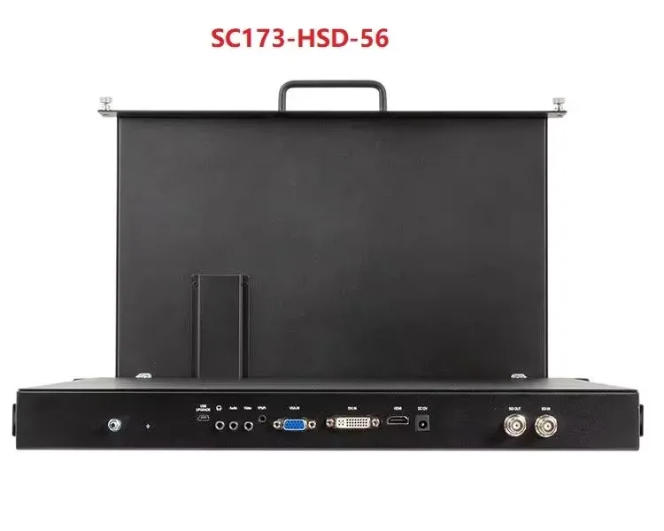 SEETEC SC173-HD-56 SC173-HSD-56 17.3 Inch Full HD 1920x1080 1RU Pull Out Rack Mount Monitor