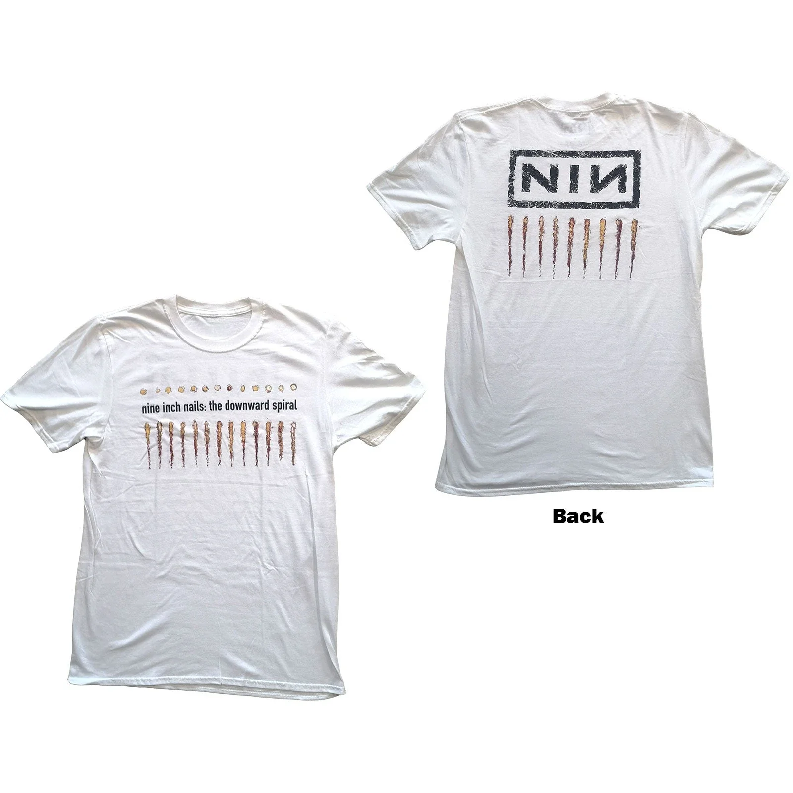 Logo Nine Inch Nails Band T-Shirt 100 % Baumwolle Grafik-T-Shirt Herren Damen Sommer Streetwear Top – Detail 3