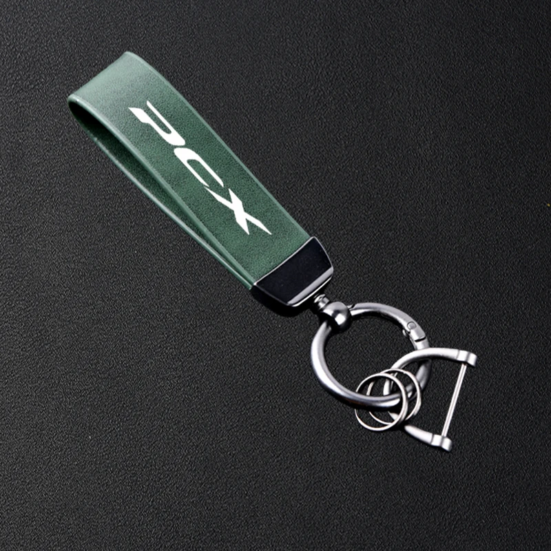 혼다 PCX 125 150 160 PCX125 PCX150 PCX160 액세서리 고급 오토바이 가죽 키 체인 금속 열쇠 고리 액세서리
