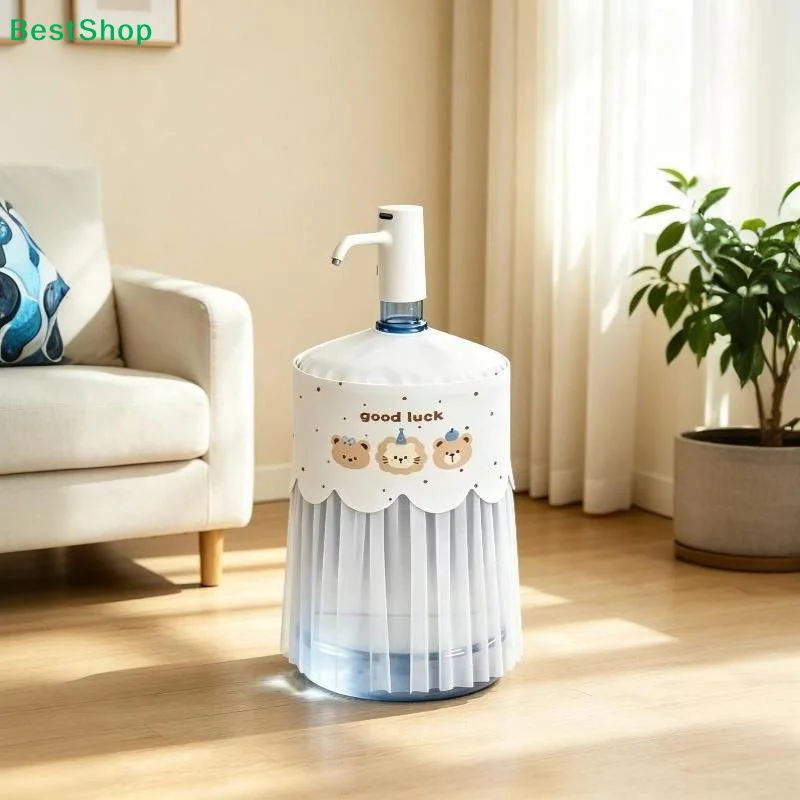 Drinking Water Bottle Cap Featuring A Cartoon Design; Dust-proof, Attractive, And Easy To Install. Fits Most Standard Drinking