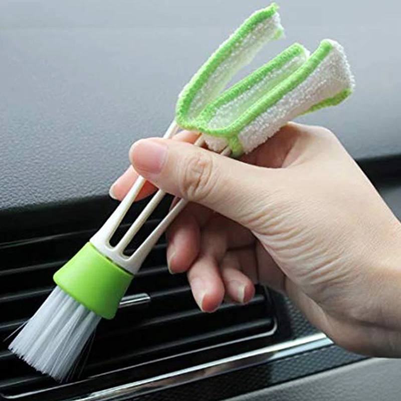 Car Ventilation Vents Small Dust Collectors Interior Air Conditioning Brushes Car Cleaning Tools Mini Dust Collector Kit