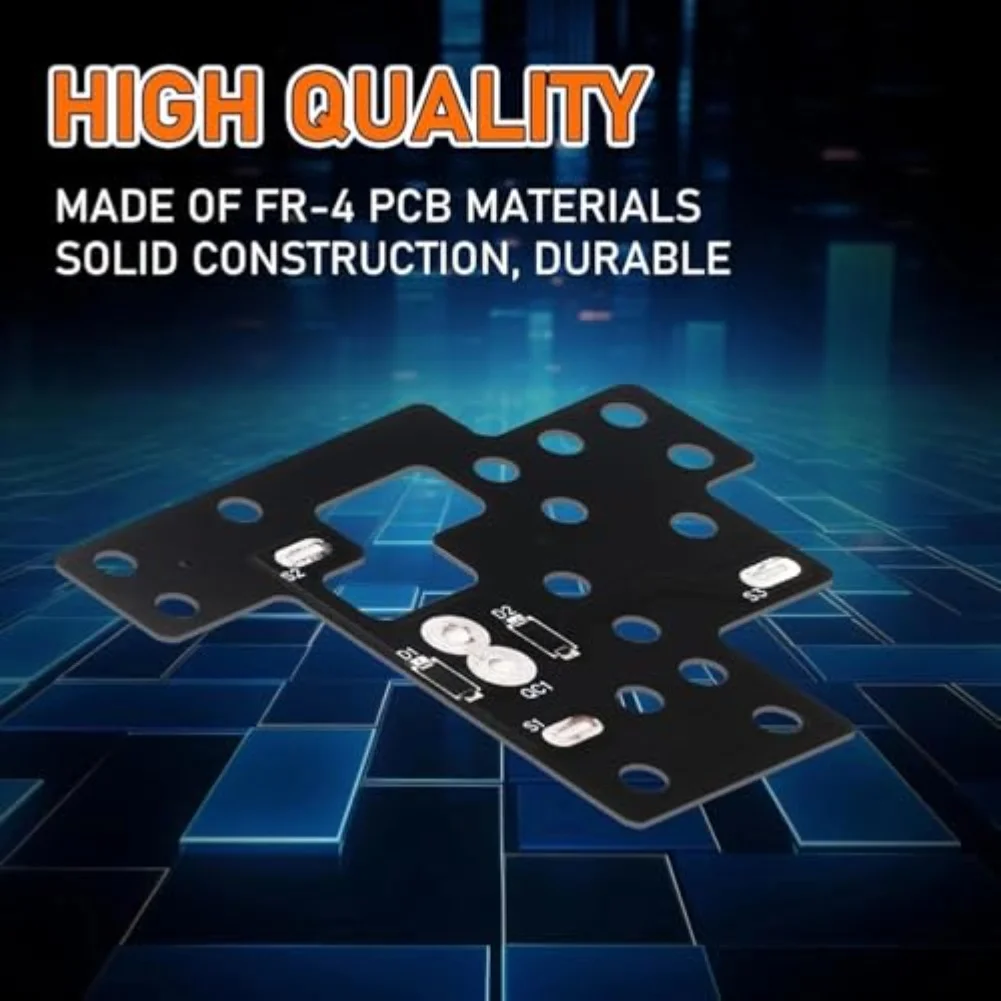 Foggy Conditions Fog High Beam Module Lighting Module Enhanced Visibility Lighting Module Black Easy Installation