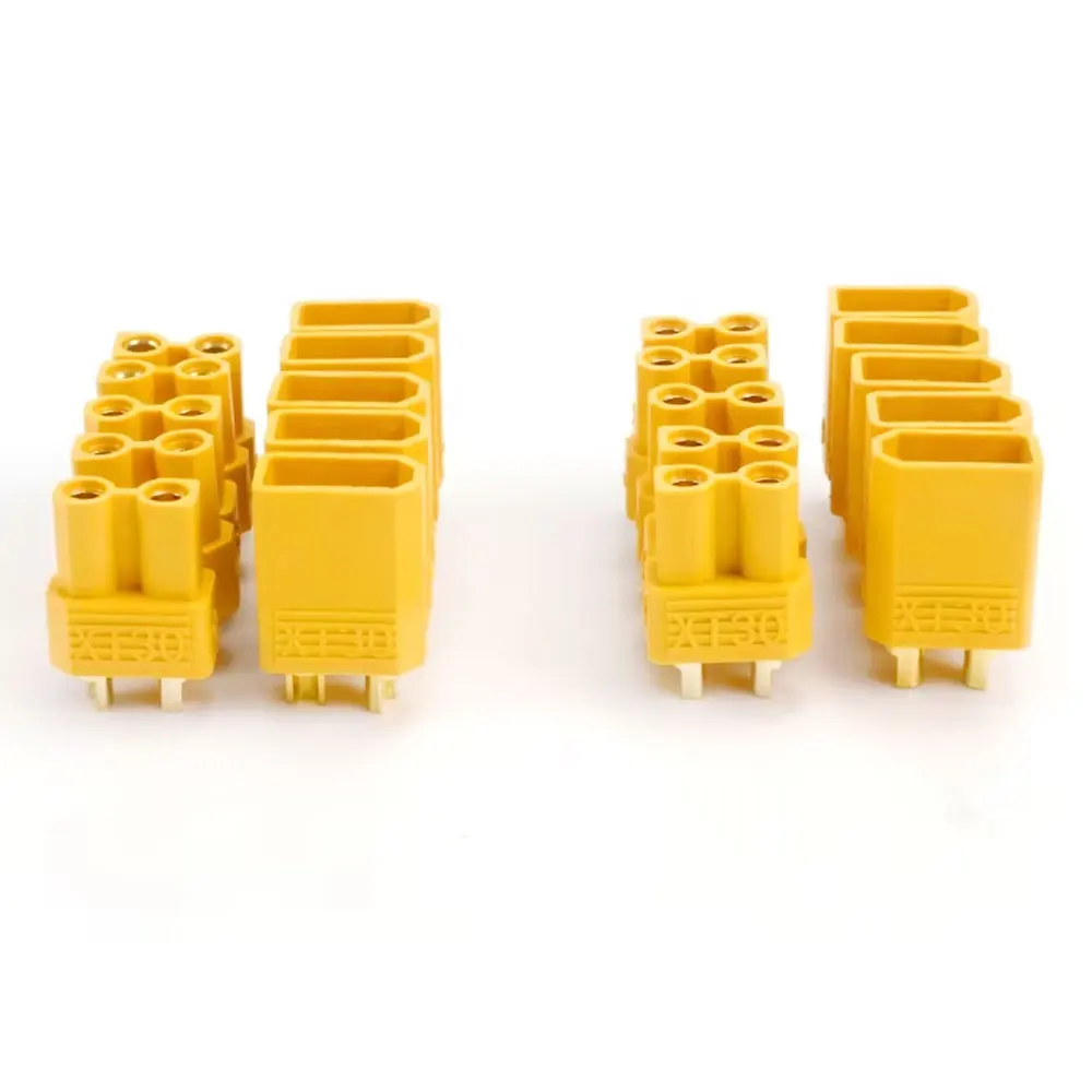 10/20pcs RC 자동차 보트 용 XT30 총알 커넥터 플러그 DIY 액세서리 Lipo 배터리 쿼드 콥터 FPV 레이싱 드론 보트