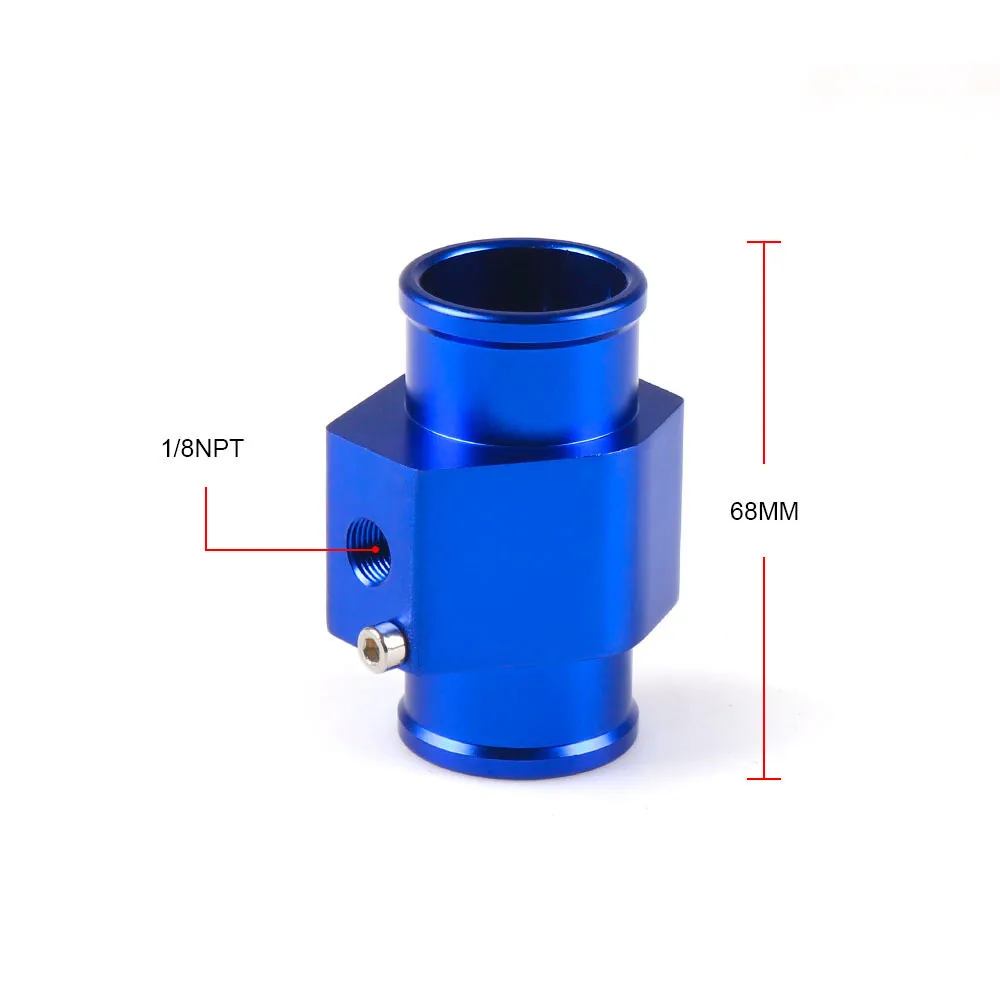 Water Hose Coolant Temperature Sensor Hose Adapter For Sensor 26mm 28mm 30mm 32mm 34mm 36mm 38mm 40mm Universal Blue