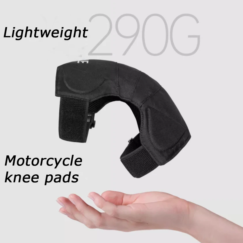 

All-Season Unisex Motorcycle Knee Guards Adjustable Shockproof Pads for Off-Road MTB & Motocross Racing Leg Cover Accessories