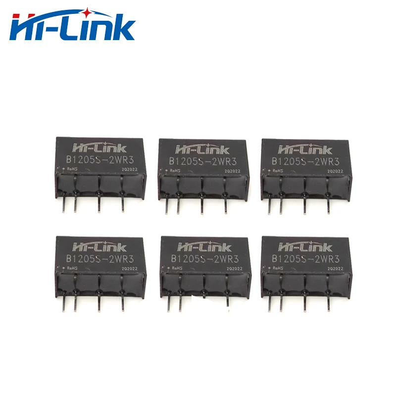 Imagem -06 - Hi-link Tamanho Pequeno dc Converter Power Supply Módulo Inteligente Eletrônica Inteligente B1205s2wr3 2w 12v a 5v 400ma 10 Pcs Lot