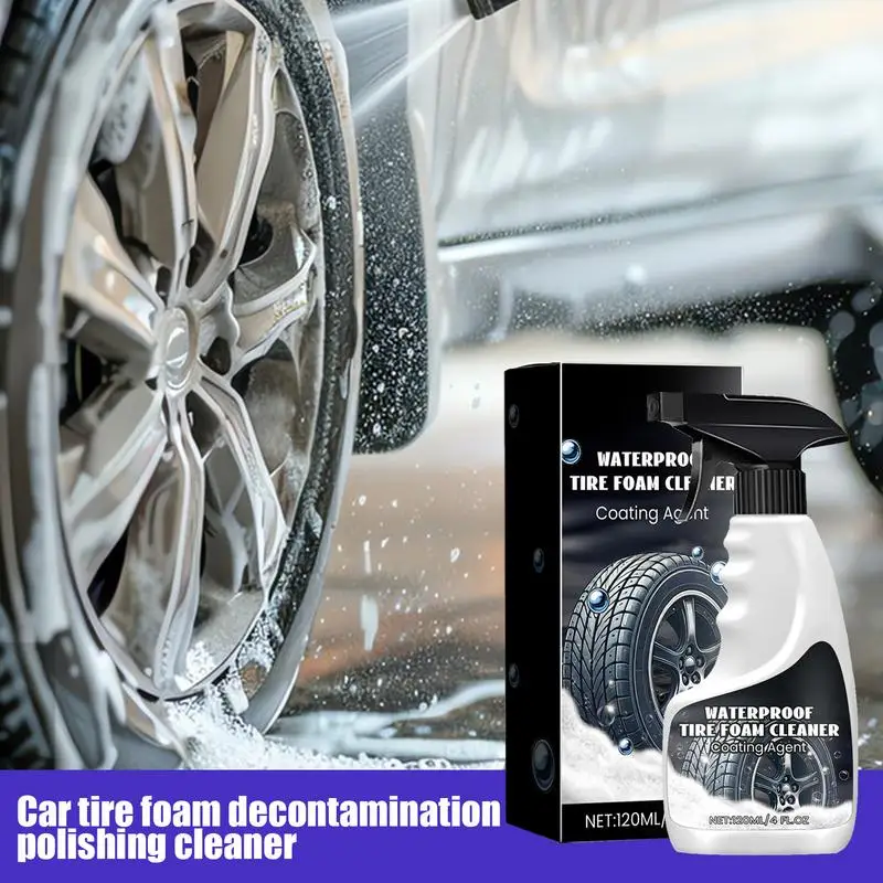 

Polishing Wheel Cleaning Spray Household Tire Polishing Foam High Foaming Car Shampoo For Cleaning Stain Remover Polishing