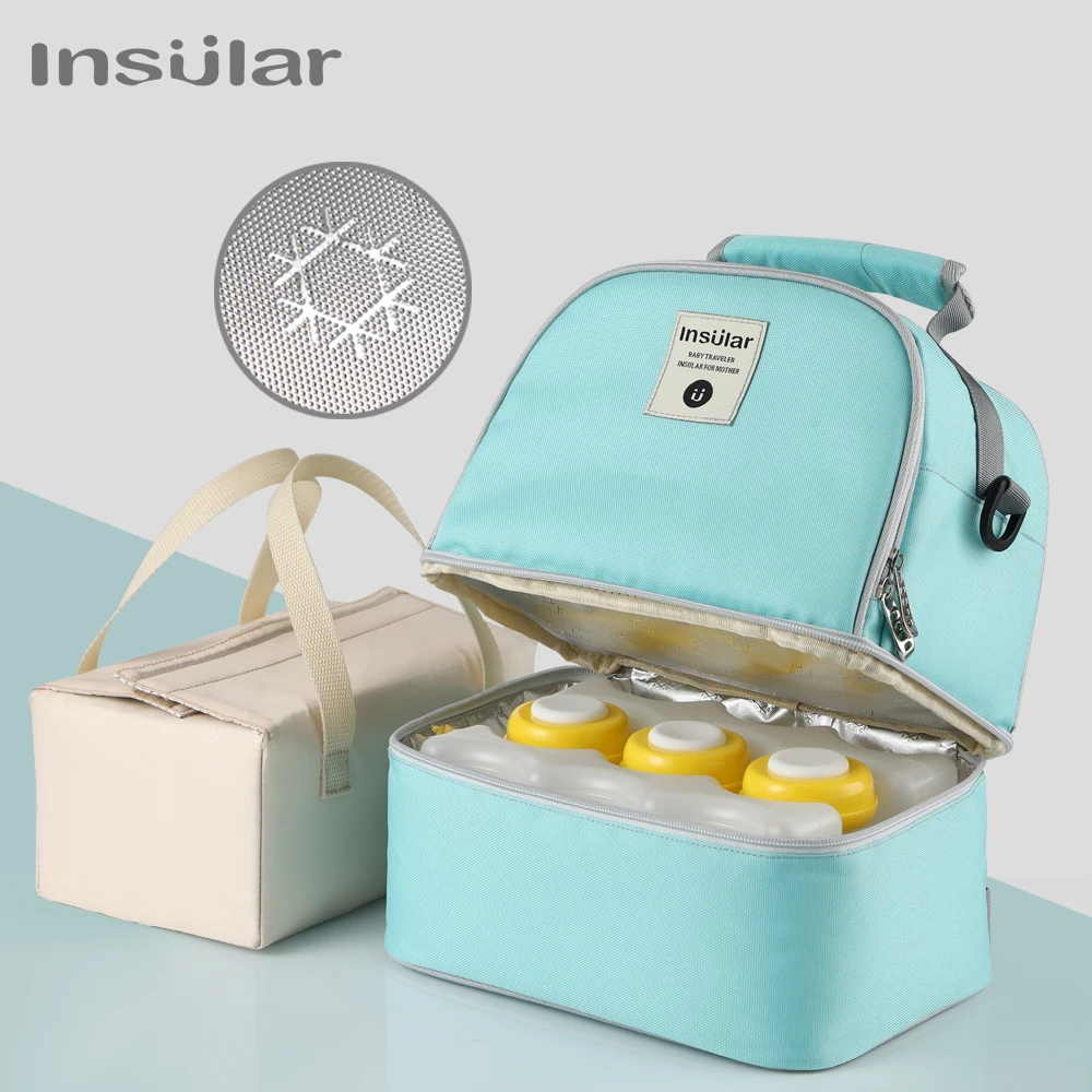 

Mummy Diaper Backpack Baby Milk Food Storage Thermal Bag Warmer with Feeding Bottle Thermal Keeps Drinks Cool Travel Backpack