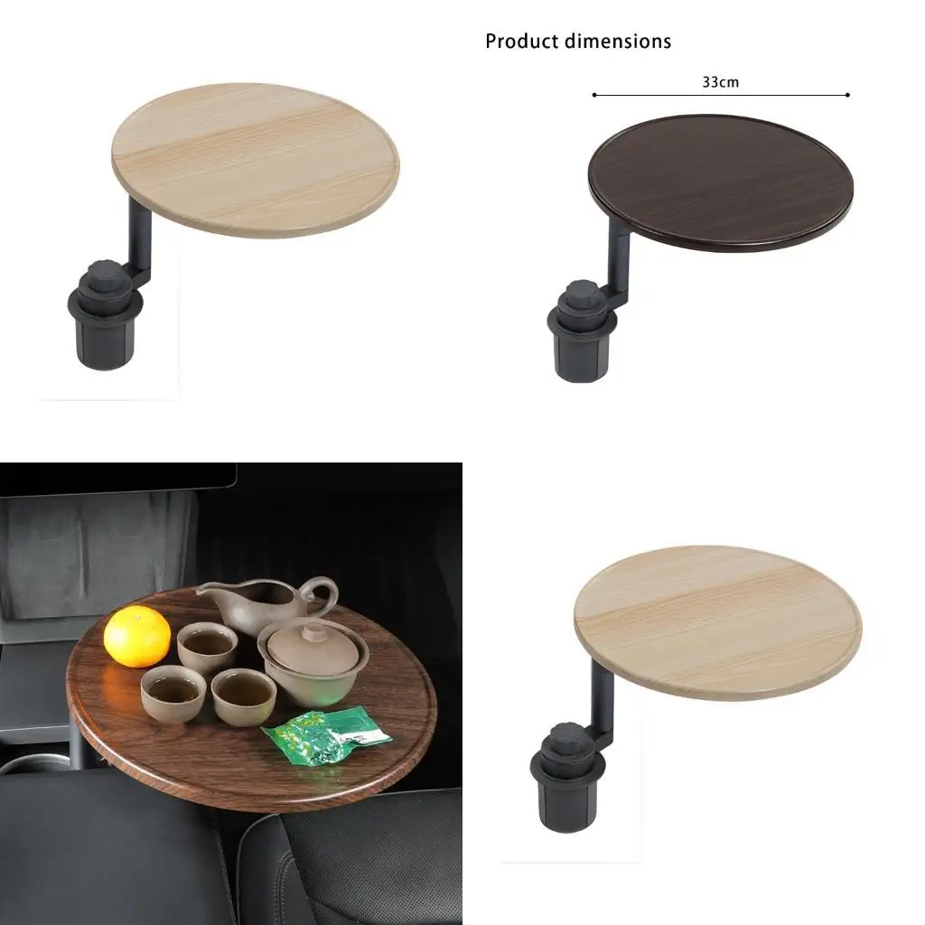 Rotatable 360 Degree Car Cup Holder Vehicles Tray Universal Design For Drink Stability During Driving Trip Outdoors