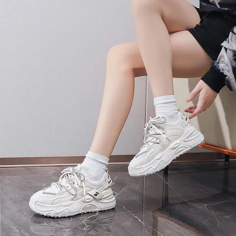 

Tied Fabric Sneakers Women Purple Running Tennis Women's Shoes Outdoor Footwear Sport Athlete Tenes Mascolino Footwear