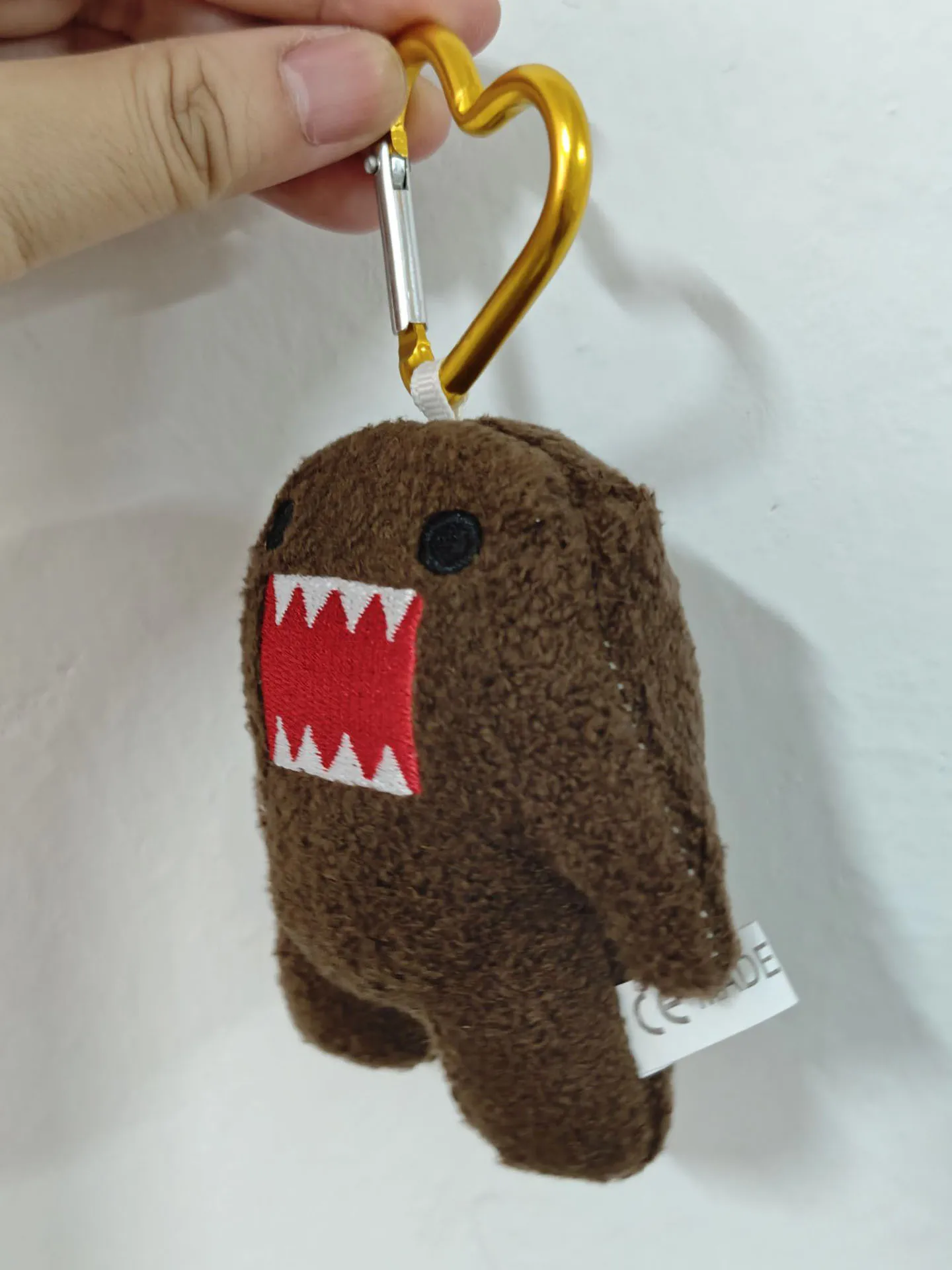 Leuke Domo Kun Mascotte Hart Clip Pluche Sleutelhanger Sleutelhanger Vrouwen Tas Sleutelhouder Hanger Kinderen Speelgoed Poppen Geschenken 9cm