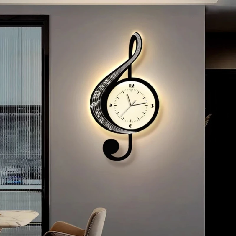 Luminous Luxury Wall Clock Modern Stylish Living Room Clock Art Design Duvar Saati Wall Room Decor Aesthetic