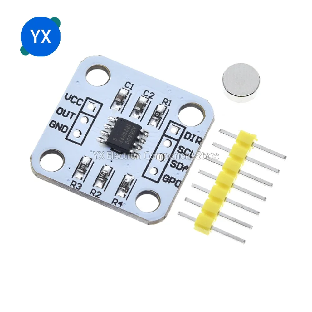 20pcs AS5600 Magnetic Encoder Inductive Angle Measuring Sensor Module 12bit High Precision 360 Degree Measuring Range