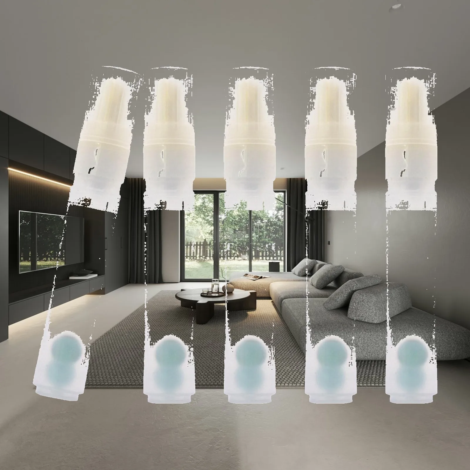 5Pcs Transparent Empty Paint Refill s Blank Tube Marker for