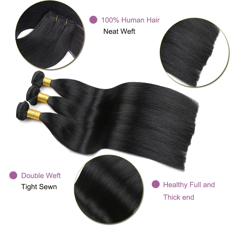 Лучшие наращивания волос, 100% пучки человеческих волос, пришивные наращивания утка, блондинка, 18-24 натуральные волосы