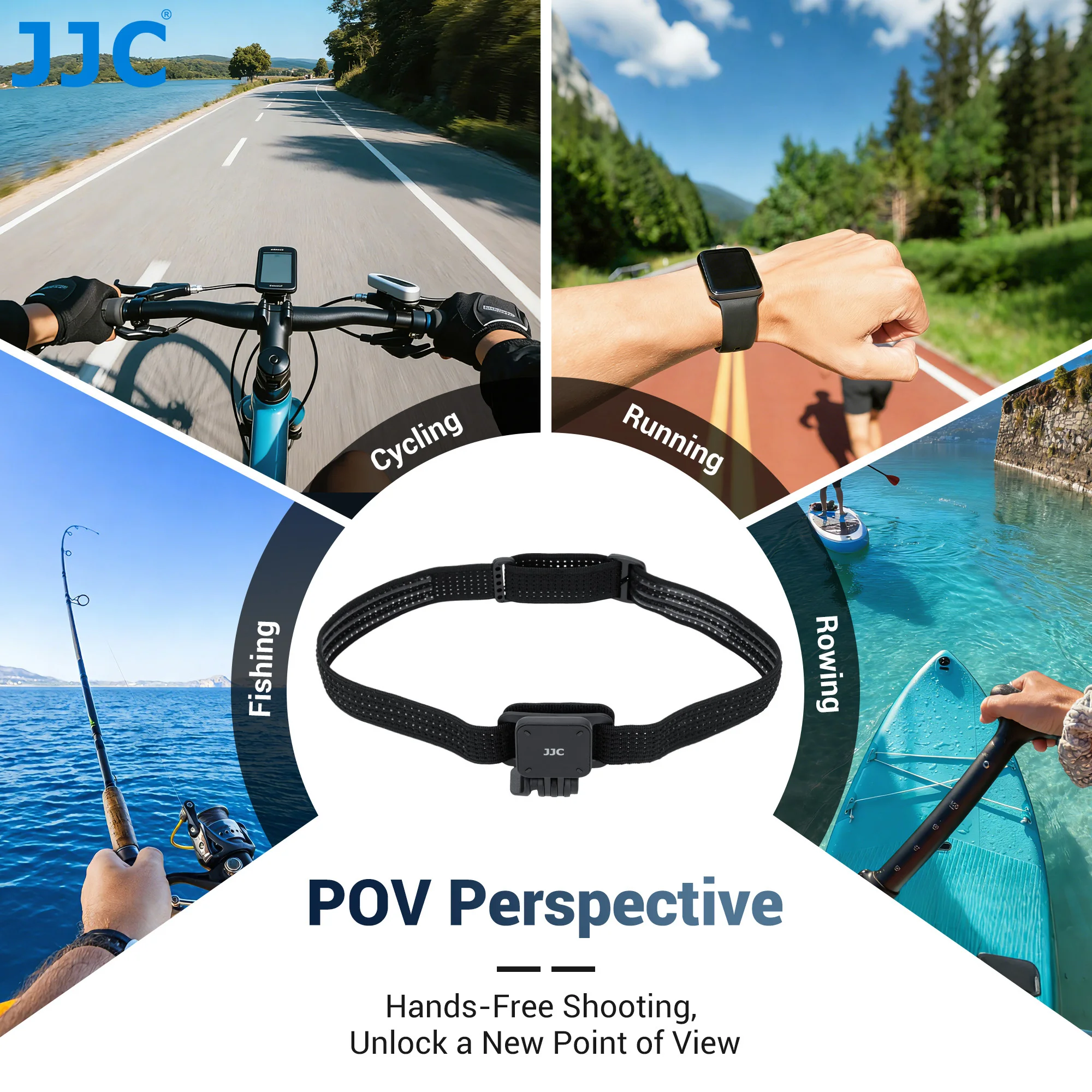JJC Magnetic Headband For Inst - Travel Vlog Accessories ulasan dan harga