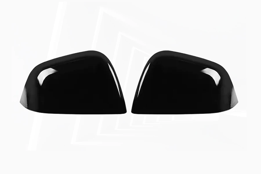 For Tesla Model 3 2019-2023 / Model Y 2021-2023 Paste Reversing Mirror Shell Rearview Mirrors Rear Cover Carbon Fiber 1 Pair