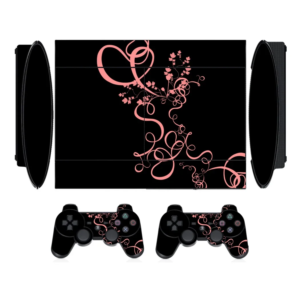 Lignt & Shadow 3265 Vinyl Skin Sticker Protector for Sony PS3 Super Slim and 2 Controller Skins Stickers