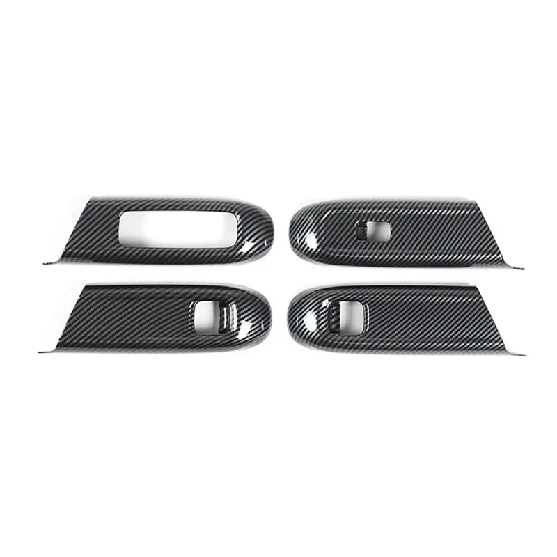 

A040-Window Glass Lift Switch Frame Cover Tirm For Mercedes Benz E Class W214 2024 Interior Accessories Carbon Fiber