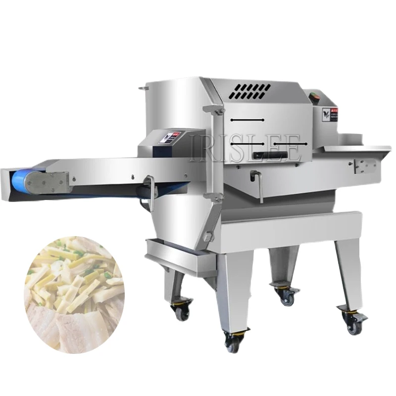 Cooked Meat Slicer Commercial Full-automatic Pork Sausages Cooked Ham Beef And Mutton Pork Chopping Slicer