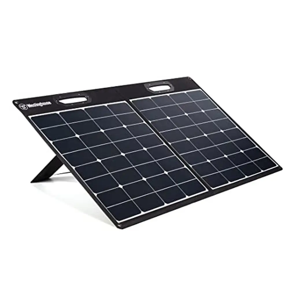 

100W Foldable Solar Panel with USB and USB-C Ports Camping and Emergency Power Compatible with iGen Portable Power Stations