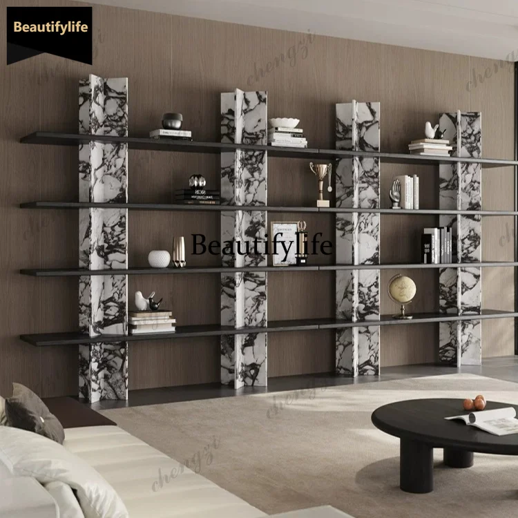 A68Slate commercial office display cabinet display cabinet bookcase integrated wall high-end shelf