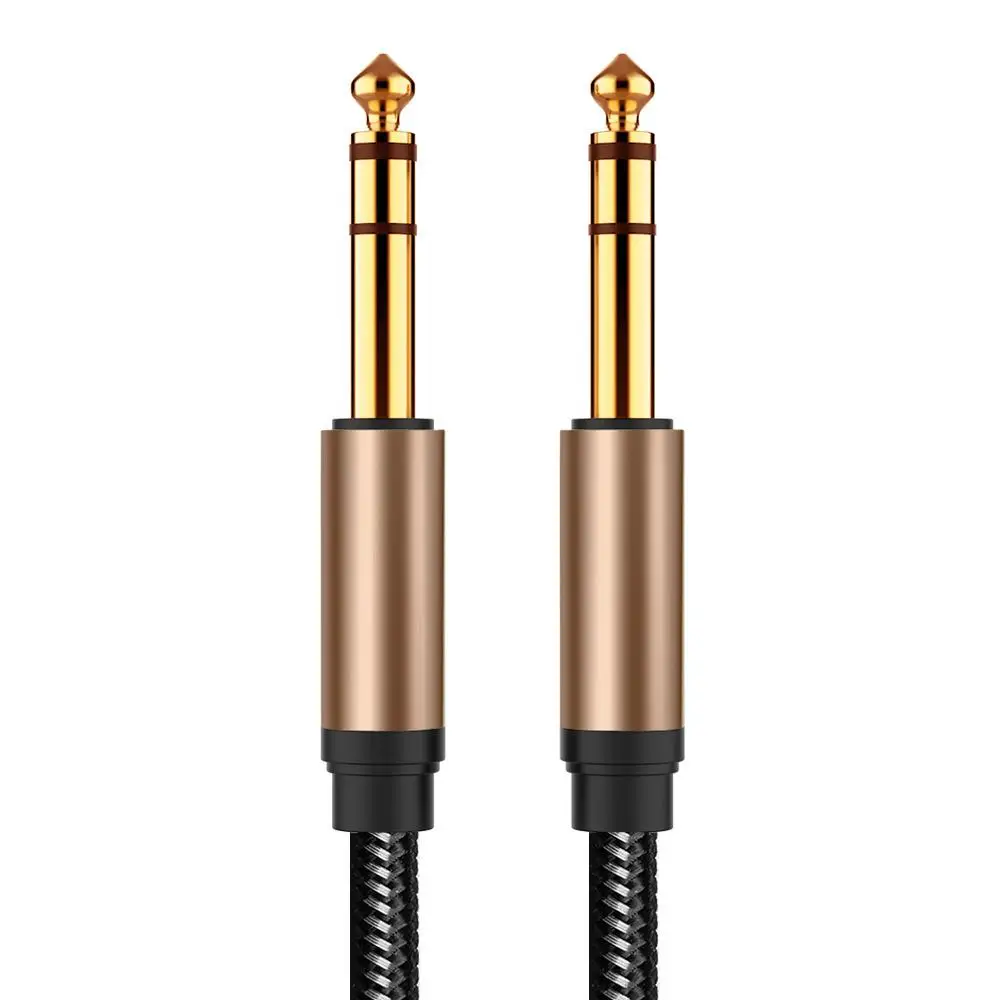 Gold-Plated 6.35 mm to 6.35 mm Instrument Cable 6.35mm 1/4\