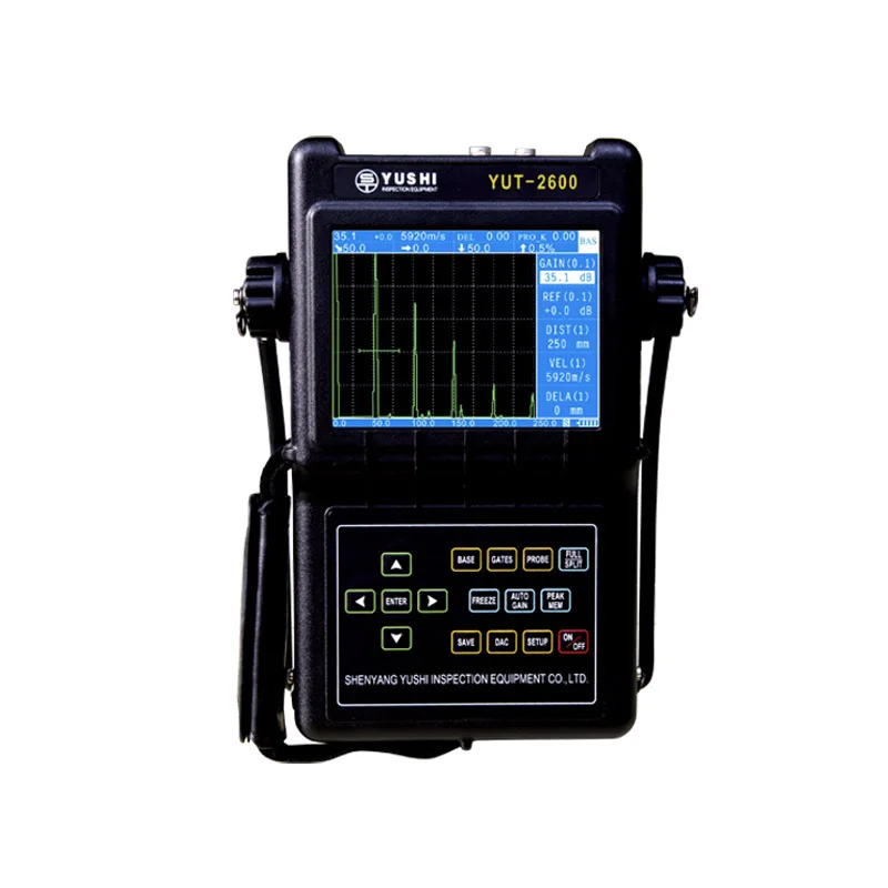 Defectoscope 0-6000 مللي متر DAC AVG وظيفة المحمولة الرقمية معدات اختبار اللحام بالموجات فوق الصوتية اختبار NDT UT NDE