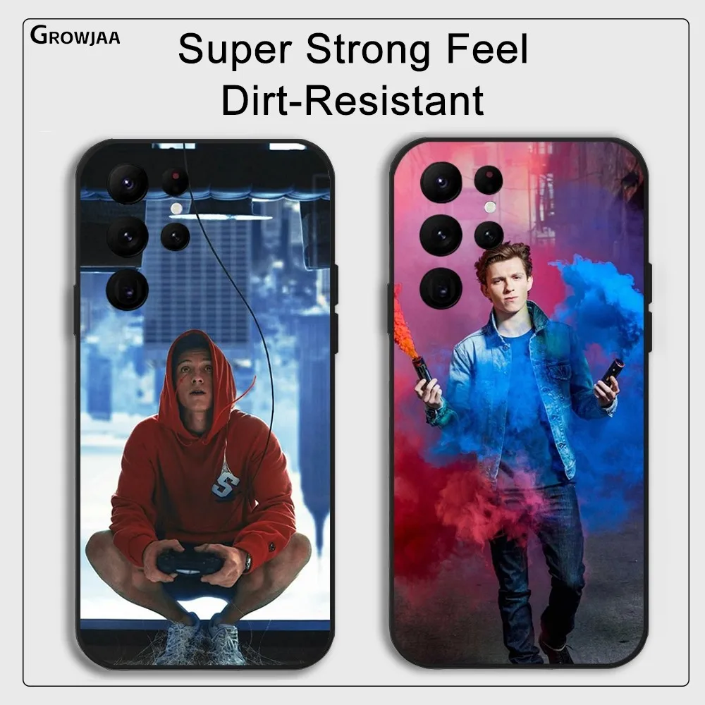 MaiYaCa Tom Holland Handsome Phone Case for Samsung Galaxy S24 Ultra S22 S23 Ultra S21 S20 5G Protective Silicone TPU Funda