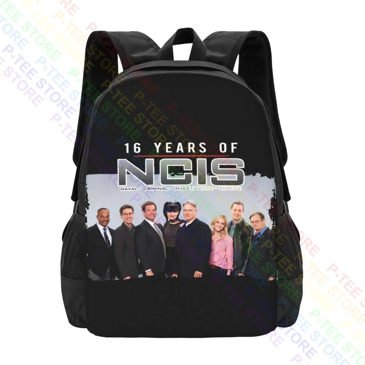 Ncis Anniversary Signature 16 YearsBackpack Large Capacity Cute Eco Friendly