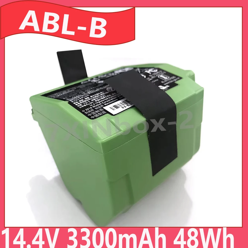 ABL-B 4INR19/65-2 14.4V 3300mAh 48Wh Replacement Sweeping Robot Li-ion Battery For iRobot Roomba S9 9150 S9+ 9550 Series