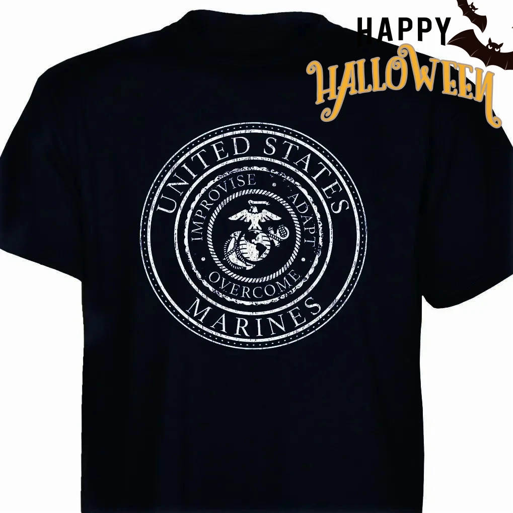Improvise Adapt Overcome. US Marines Corps T-Shirt 100% Cotton Short Sleeve Large Sizes Breathable Loose Casual Mens T-shirt