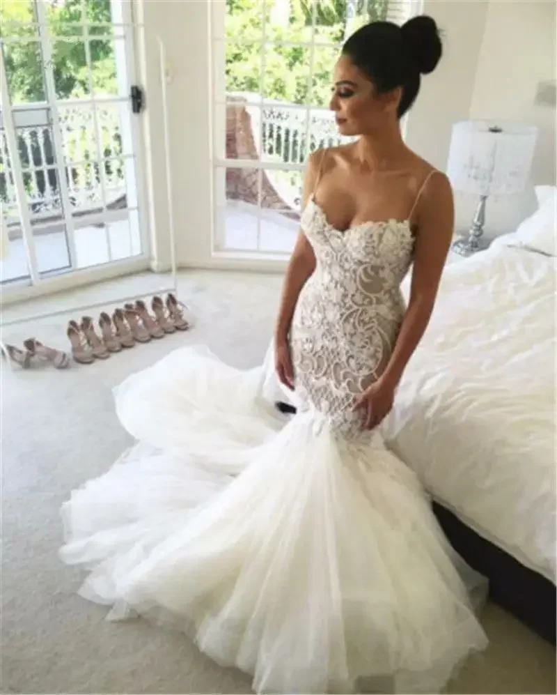 تخصيص جديد رداء دي ماري الملكة مثير حورية البحر المبتدئ مخصص مخصص فستان الزفاف العروس الزفاف #2