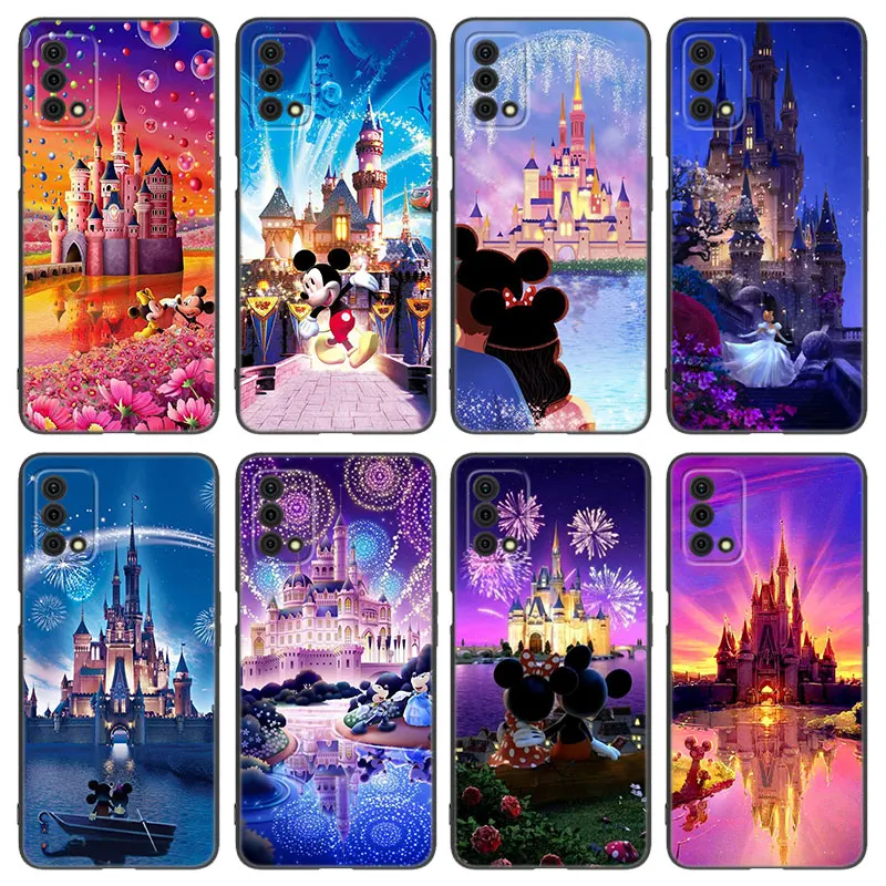 Disney Cartoon Park Castle Phone Case For OPPO Reno 10 11 Pro Plus A55 A57 A58 A72 A74 4G A98 5G A15 A16 A17 A38 A54 A76 A94