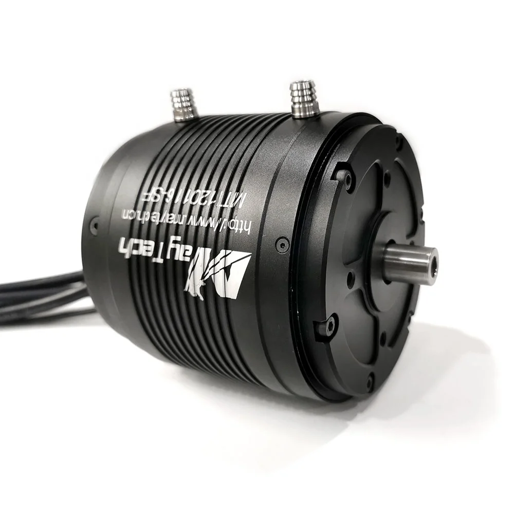 Maytech MTI120 200KV electric surfboard watercooled motor with 15mm Shaft for electric propulsion outboard surfboarding